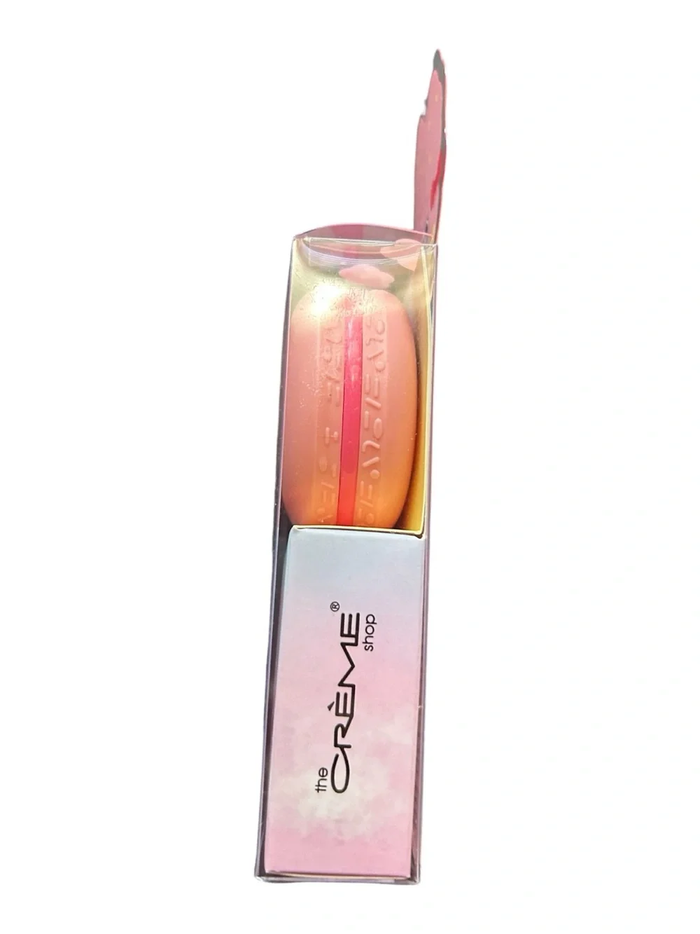 4/$20 The Crème Shop Pink Cotton Candy Macaron Lip Balm